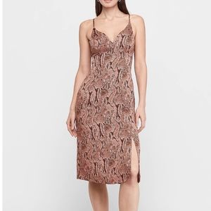 Snakeskin Cami Slip Dress